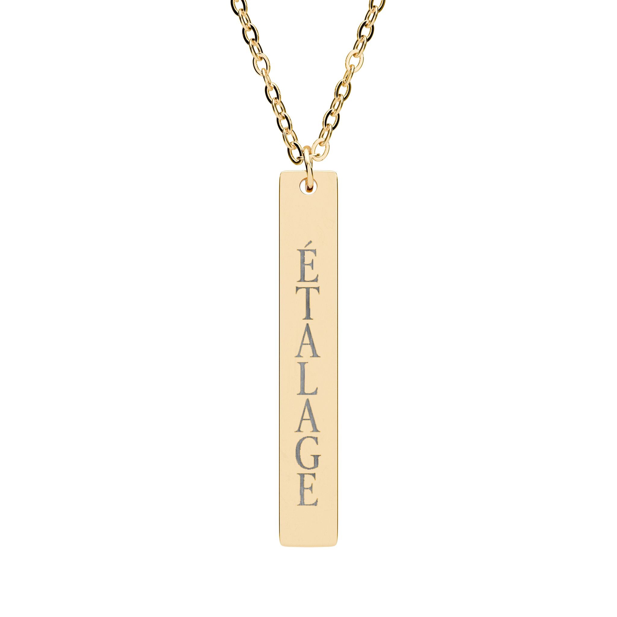 ÉTALAGE Vertical Bar Necklace