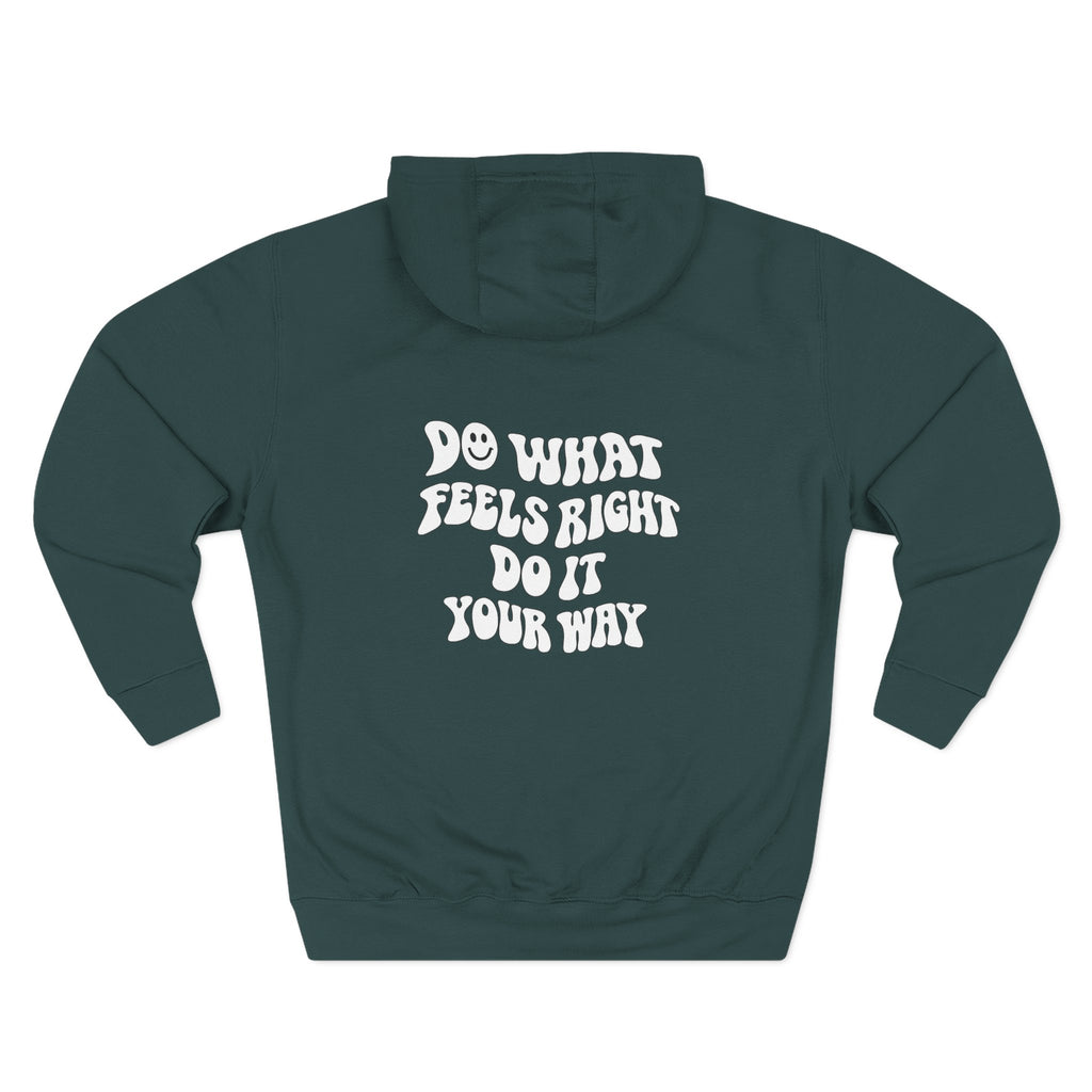 Le Faire Étalage - Feels Right Graphic Women's Hoodie