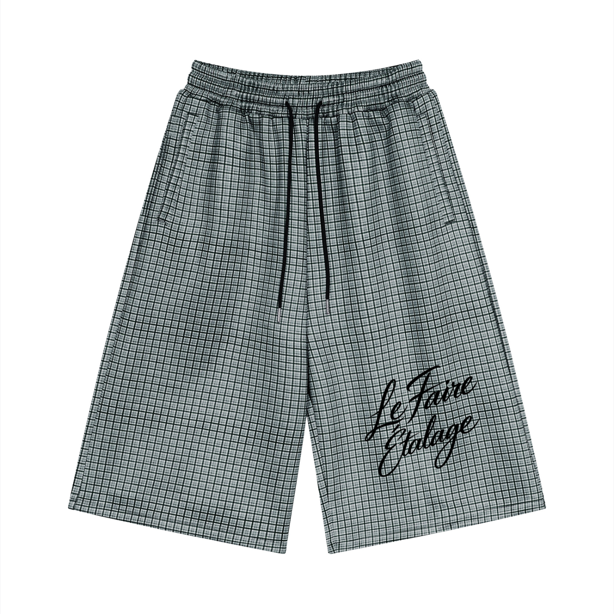 Le Faire Étalage “Étalage Royale” Plaid Shorts