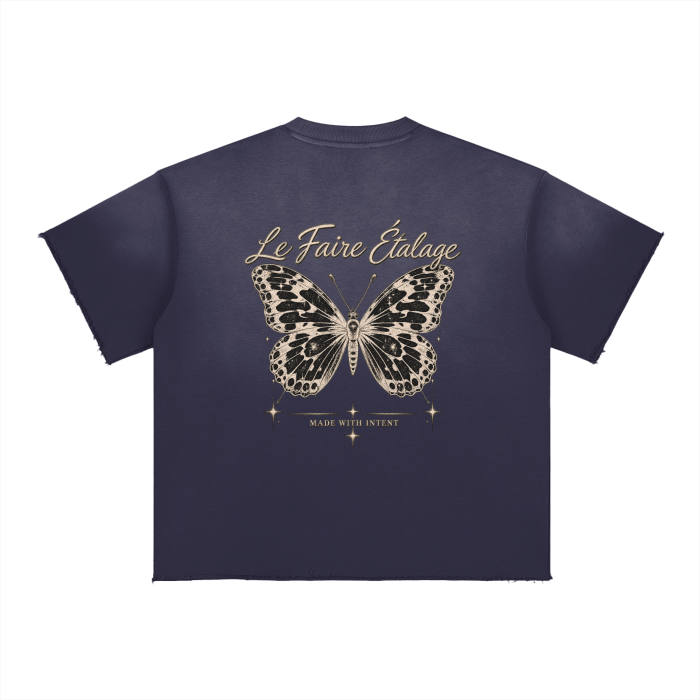 Le Faire Étalage Vintage Butterfly Ombre Tee