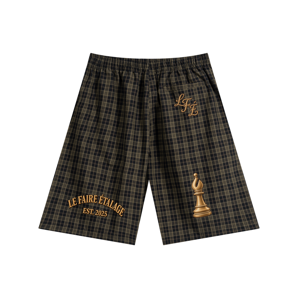 Le Faire Étalage Les Maîtres du Jeu Plaid Shorts