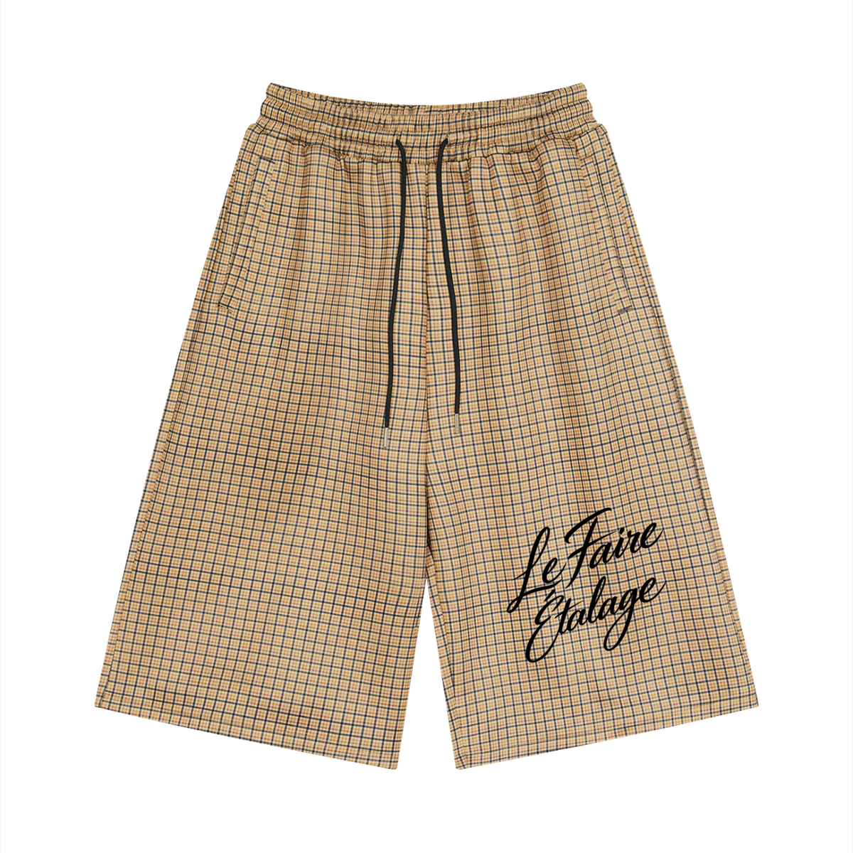 Le Faire Étalage “Étalage Royale” Plaid Shorts