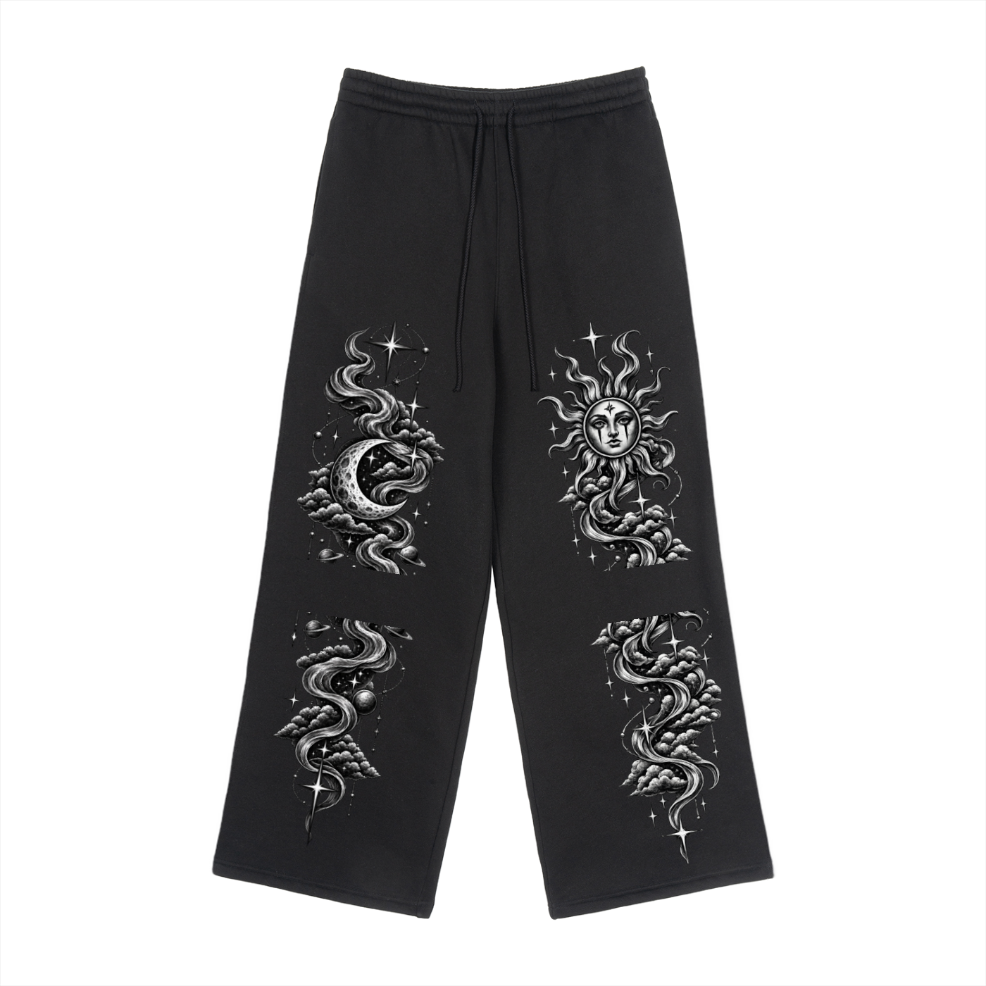 Le Faire Étalage Celestial Archive Wide-Leg Sweatpants